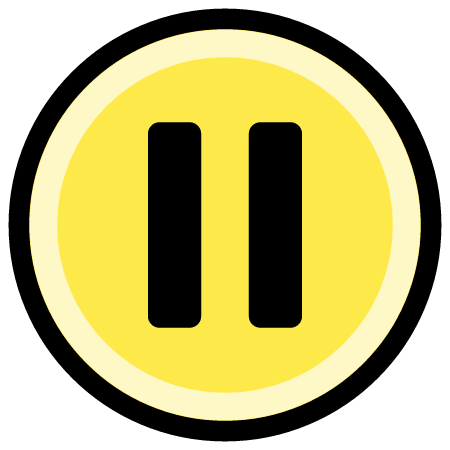 Yellow Pause Button