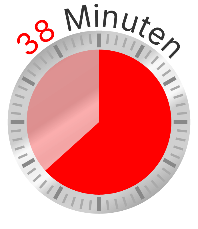 Clock Face - 38 Minutes