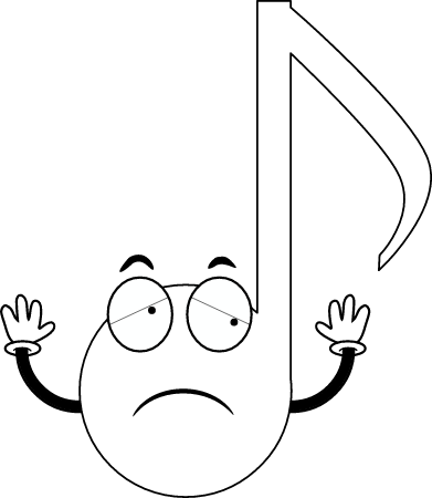 Musical Note - Bored