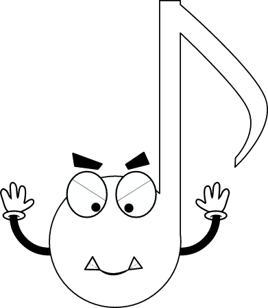 Musical Note - Too much angry