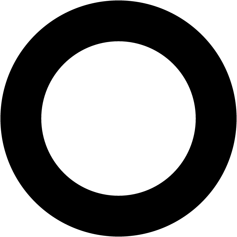 Thick Black Circular Border