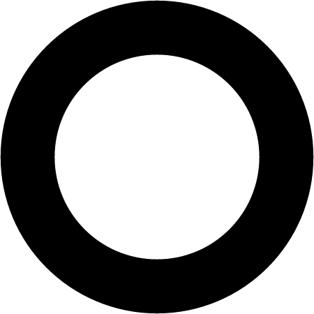Thick Black Circular Border
