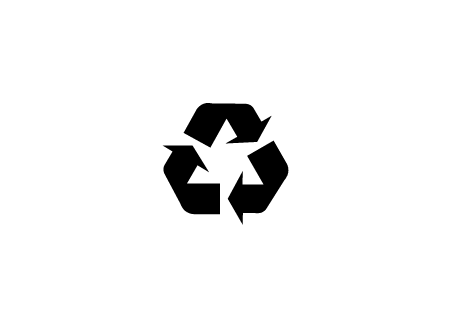 Universal Recycling Symbol (Black)