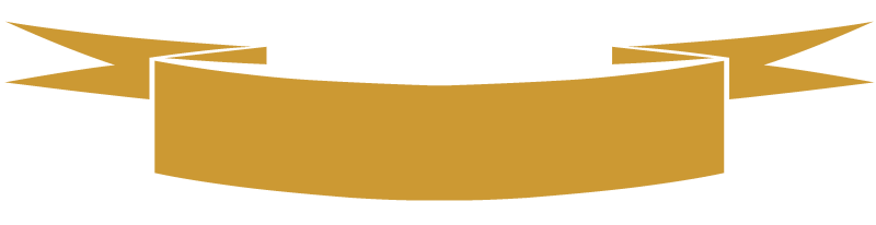 Simple Gold Ribbon Banner