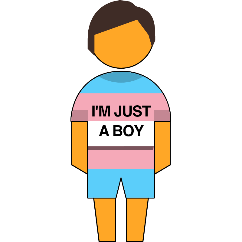 I'm Just a Boy Transgender Symbol