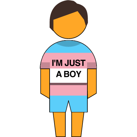 I'm Just a Boy Transgender Symbol