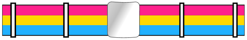 Pansexual Pride Belt
