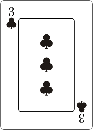 Three of Clubs