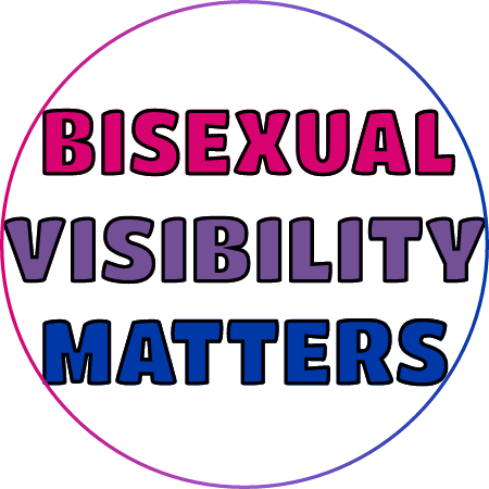 Bisexual Visibility Matters Badge