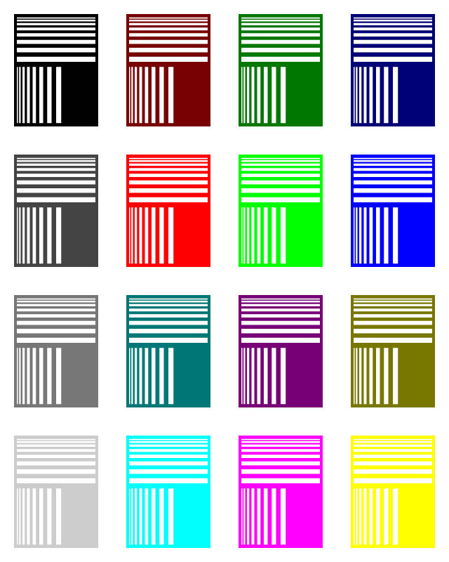 Color Printer Test – Epson Output Sheet