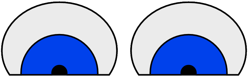 Shy Eyes - Blue Gaze