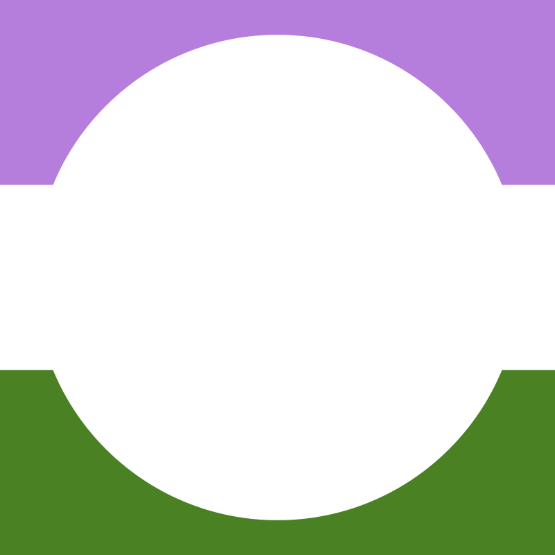 Genderqueer Profile Frame (Square)