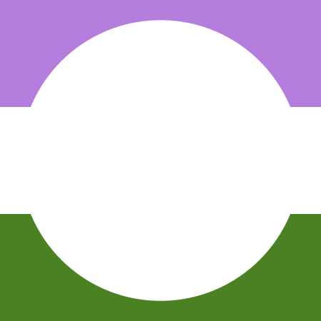 Genderqueer Profile Frame (Square)