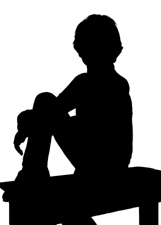 Silhouette of a Child – Software-Traced Profile