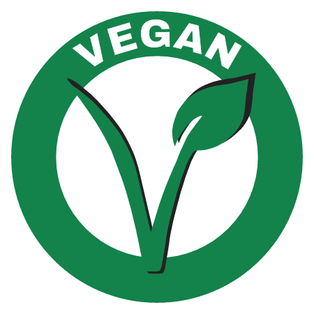 Vegan Around Green Leaf Symbol