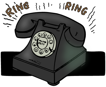 Vintage Black Phone