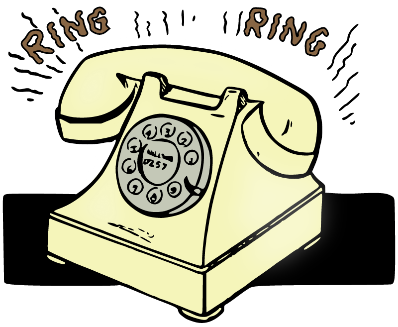 Beige Retro Phone