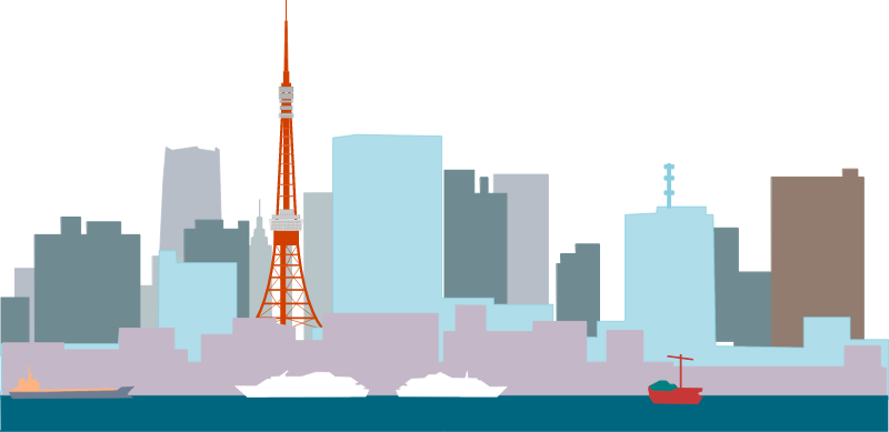 Tokyo Bay Skyline