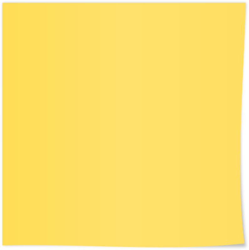 Post-it Note with Glue
