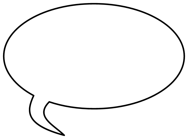 Cartoon Speech Bubble