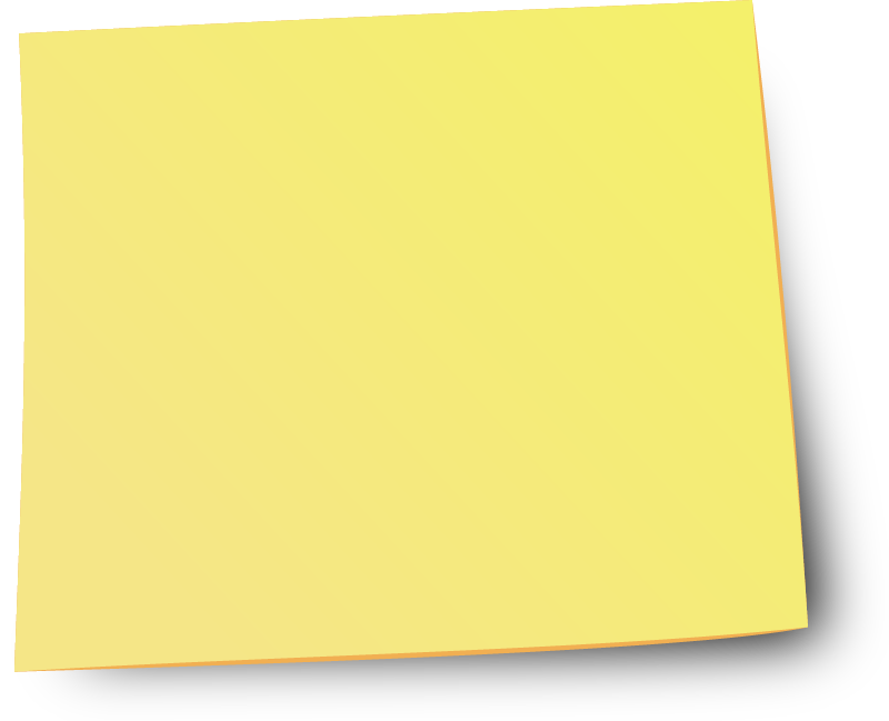 Post-it with Shadow