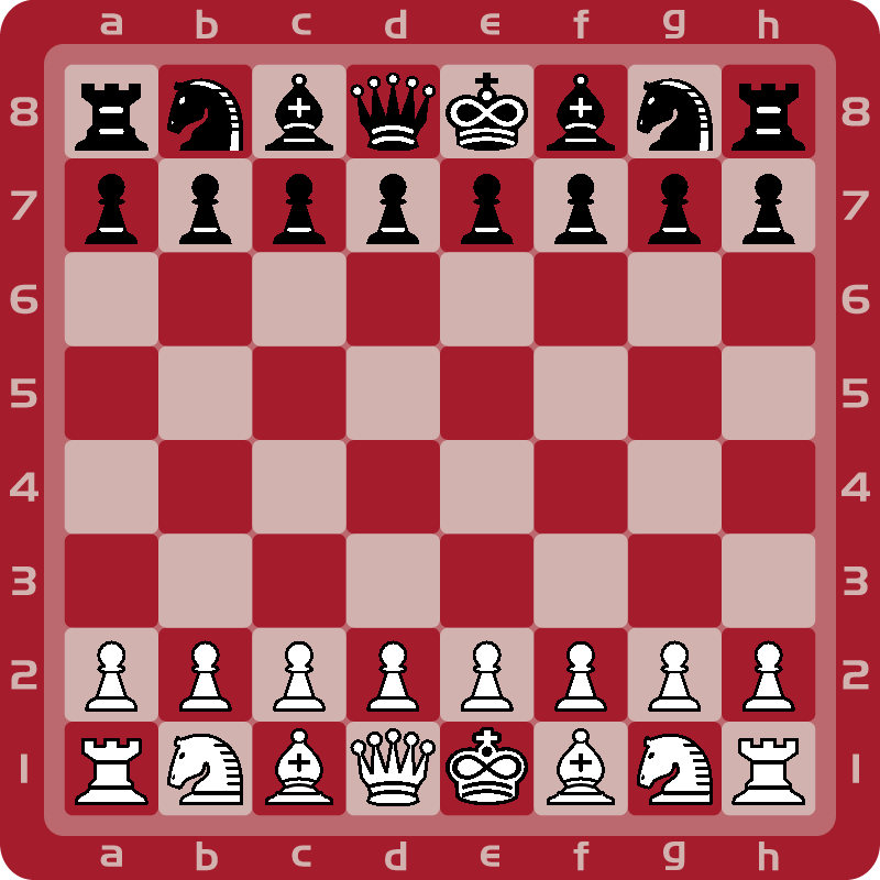 2D Chess (Red Squares)