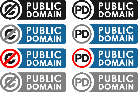 Public Domain Stickers