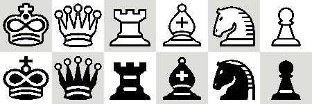 DG-RA Style Chess Pieces