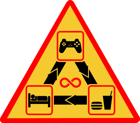 Gamer Routine Sign