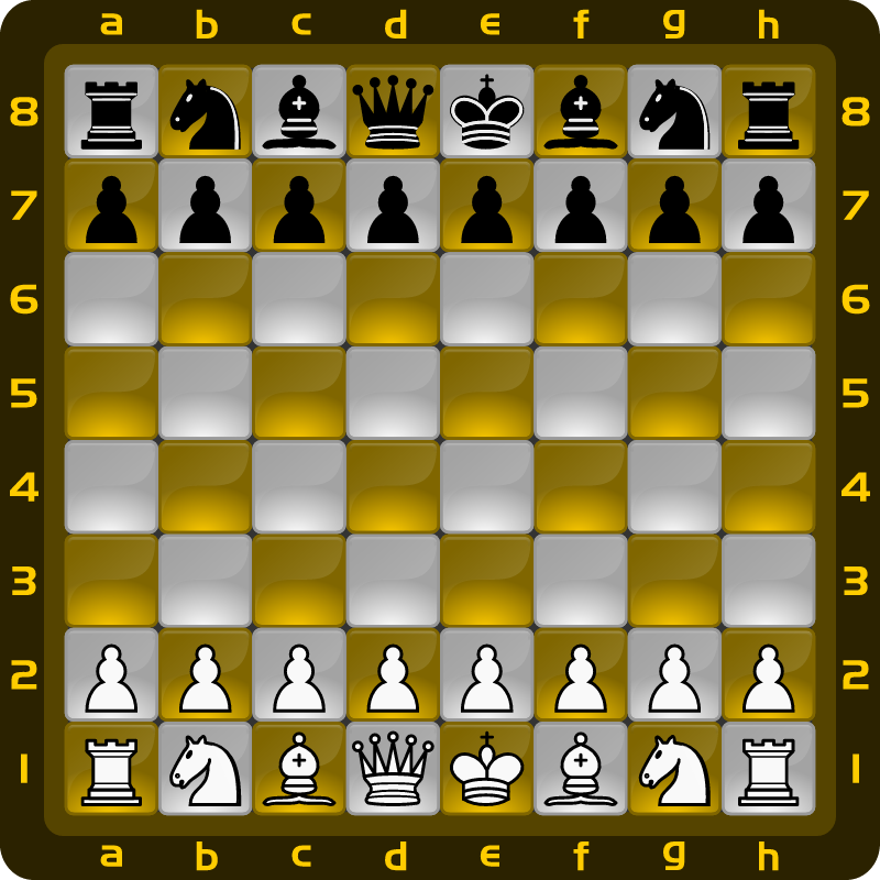 2D Chess (Yellow Squares)