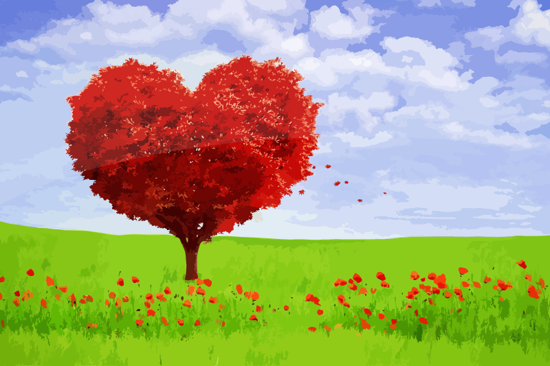 Heart Tree Landscape