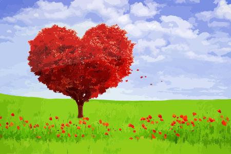 Heart Tree Landscape