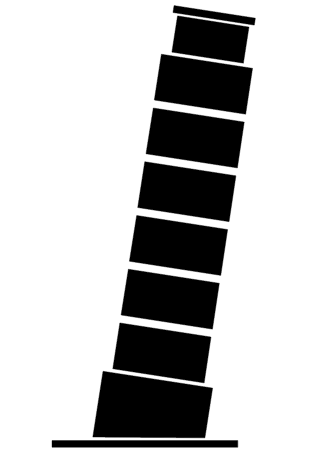 Torre di Pisa Stilizzata – Simplified Pisa