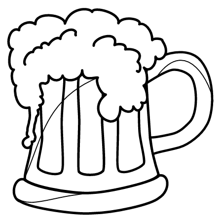 Beer Mug - Coloring Version
