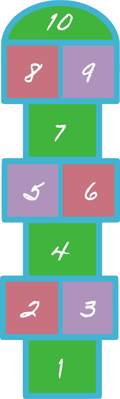 Traditional Hopscotch