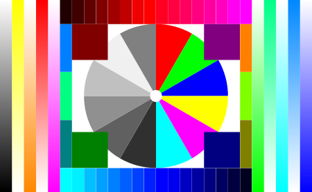 Color Printer Test Chart