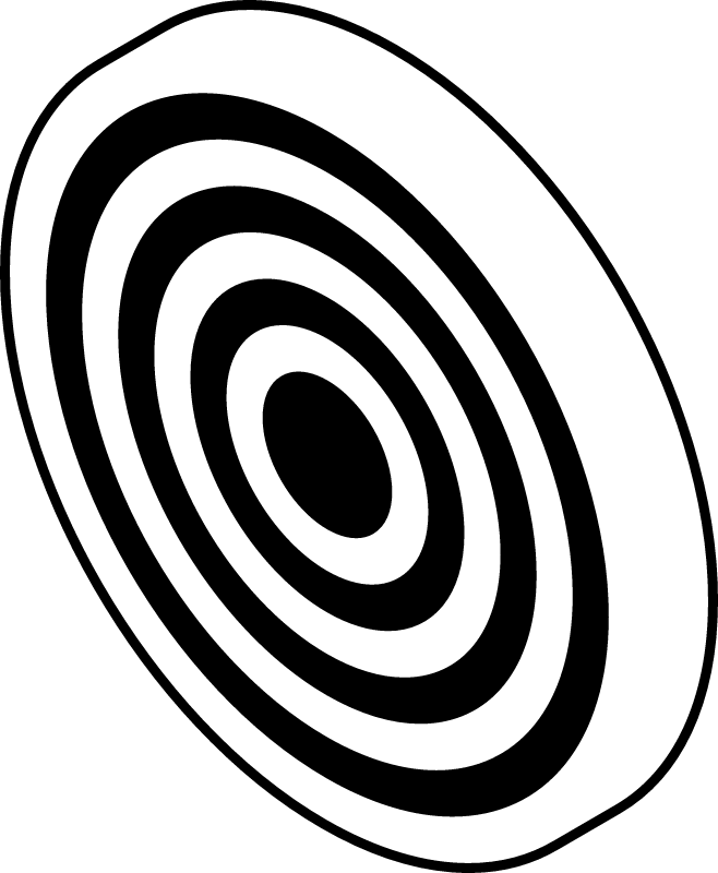 Archery Target - Isometric View