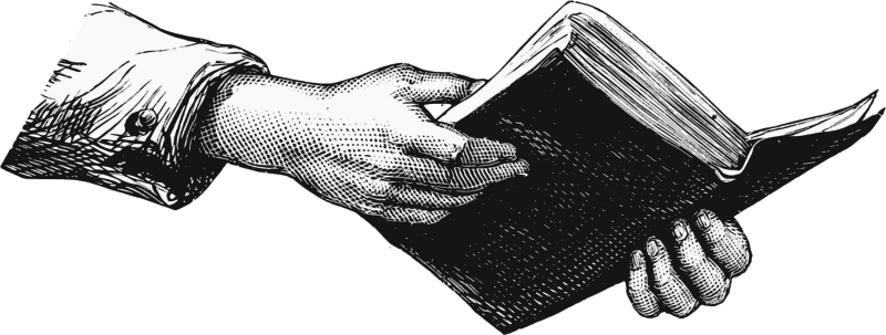 Book in Hands (Fixed Transparency)
