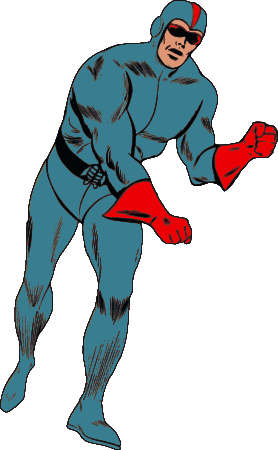 Blue Hero Comic