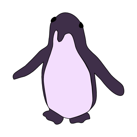 Violet Penguin - Purple & Pink