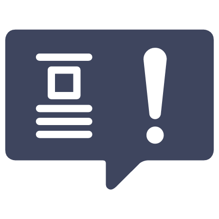 Content Notice Icon (Grey, No Page Border)