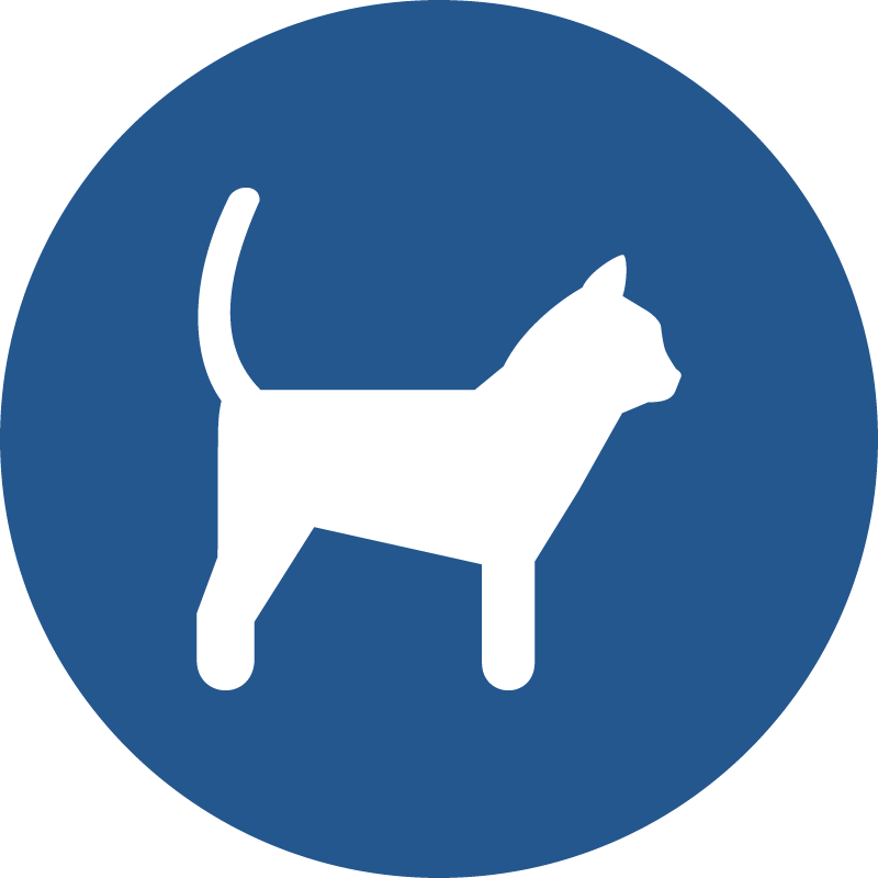 Mandatory Cats Sign - ISO Style