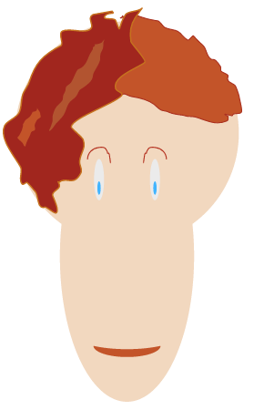 Long Face Drawing