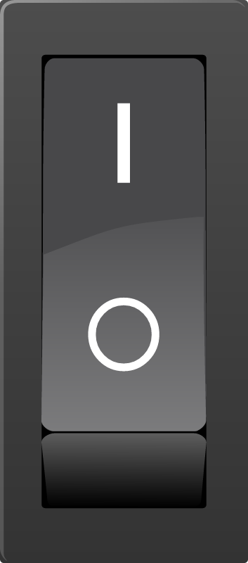 Toggle Rocker Switch (On Position)