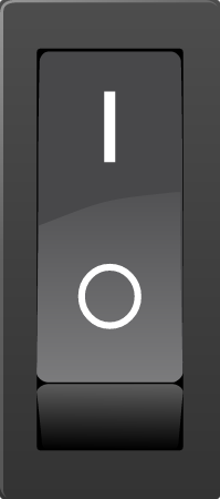 Toggle Rocker Switch (On Position)