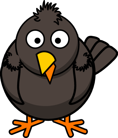 Cartoon Crow