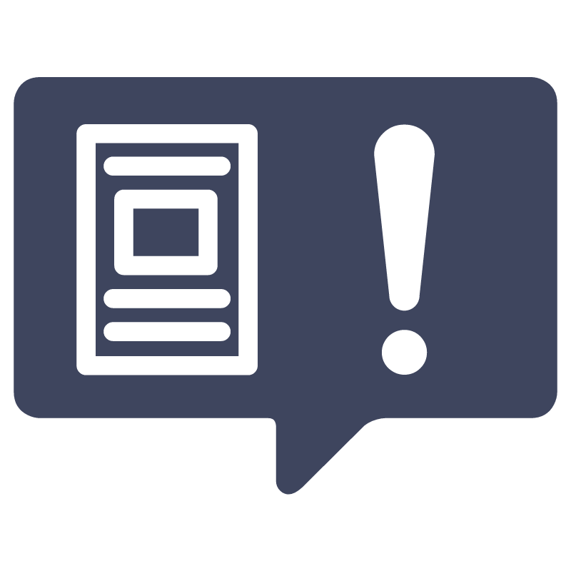 Content Notice Icon (Grey)