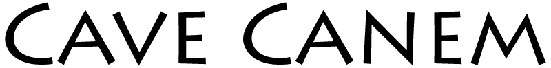 Cave Canem Sign