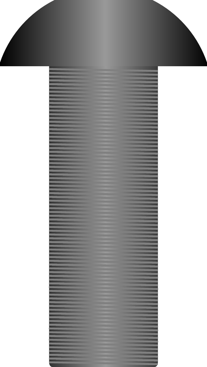M3x8 Cap Head Bolt (Side View)