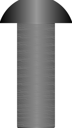 M3x8 Cap Head Bolt (Side View)